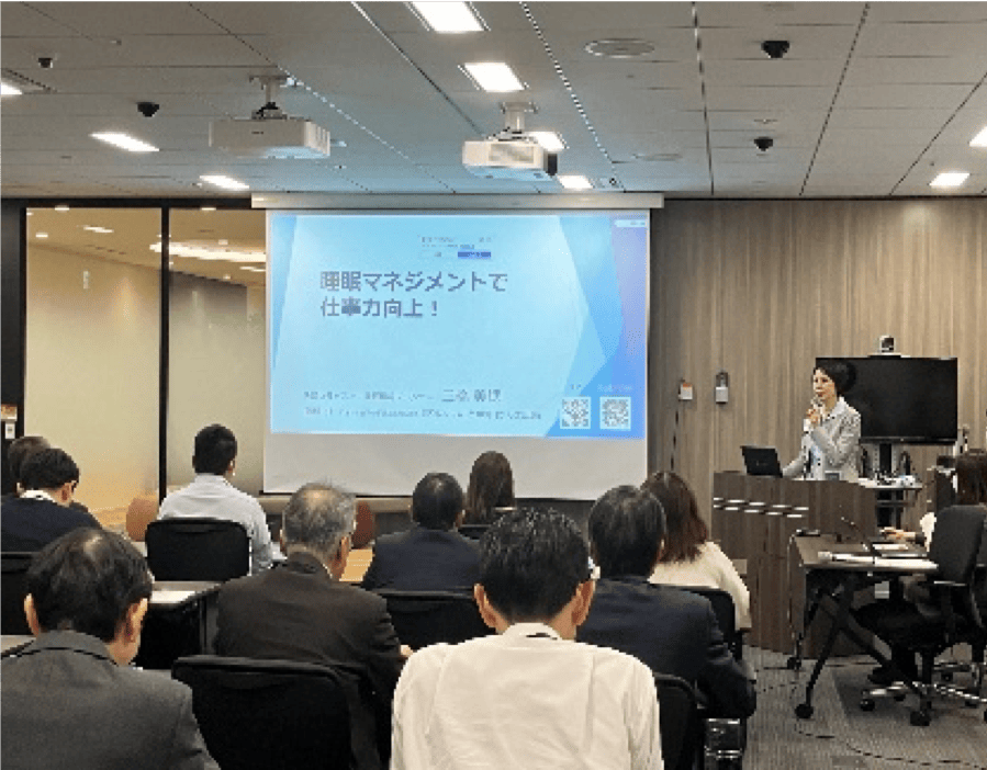 メンタルヘルス講演会の様子