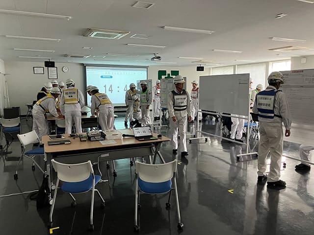 グループ会社を含めた災害対策の様子