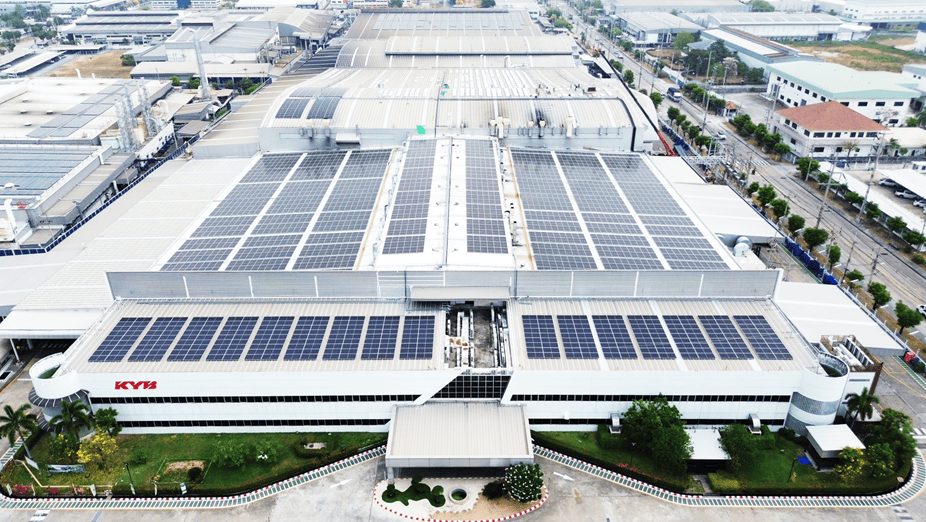 Solar panels being installed